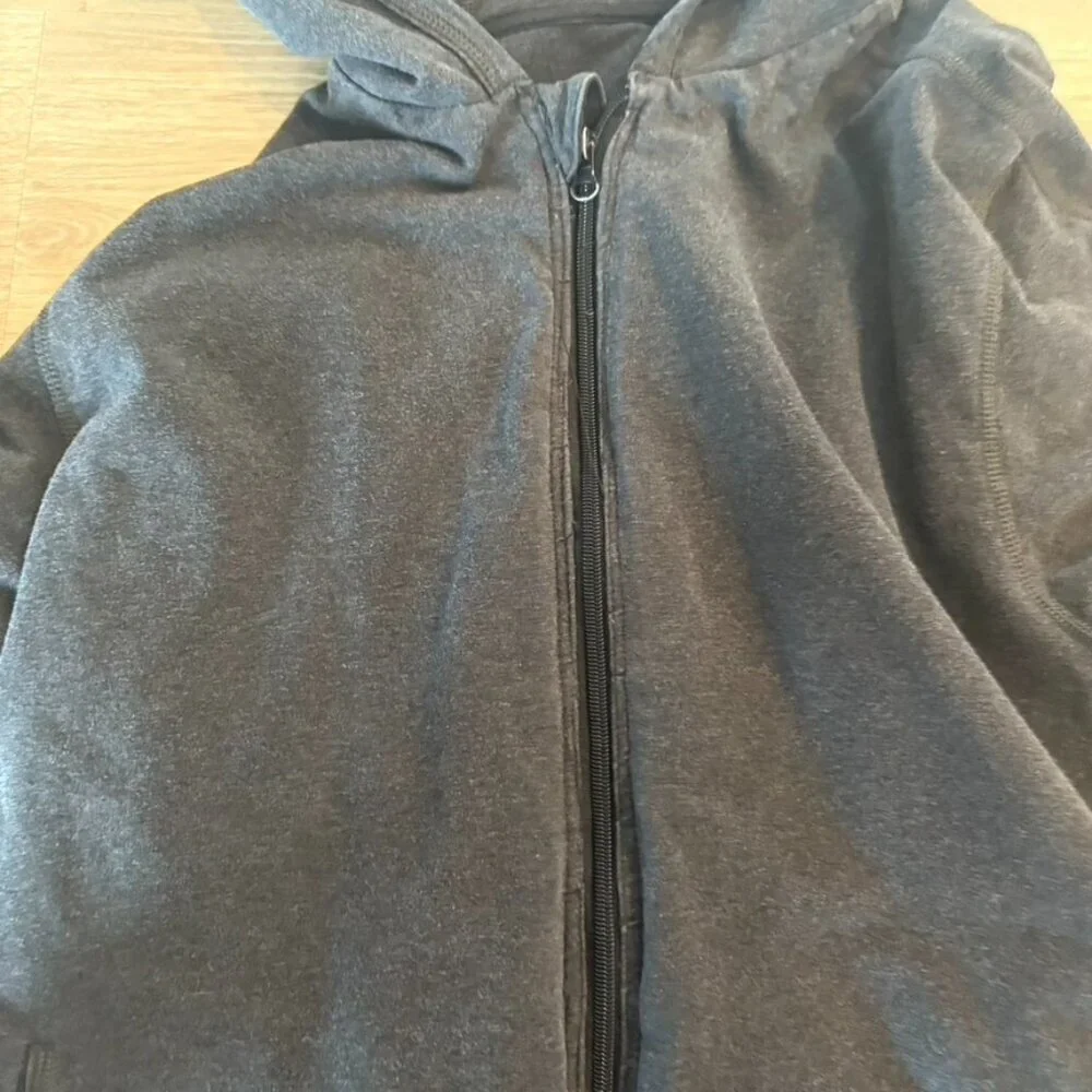 ** Lululemon Mens Full Zip Hoodie Gray Size Large Long Sleeves sweatshirt